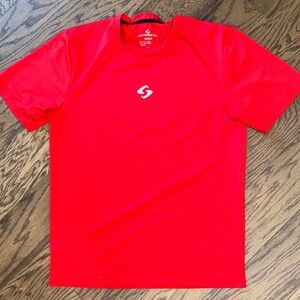 Gearbox Bright Red Performance T-Shirt